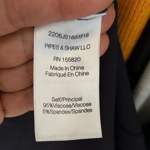 Veronica Beard Reze Gold Chain Halter Maxi Ink M - Picture 12 of 12